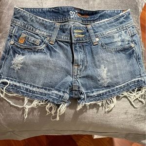 Miss Me “cut-off” shorts. Brand new! Size 26.